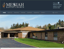 Tablet Screenshot of messiahbaptistchurch.org